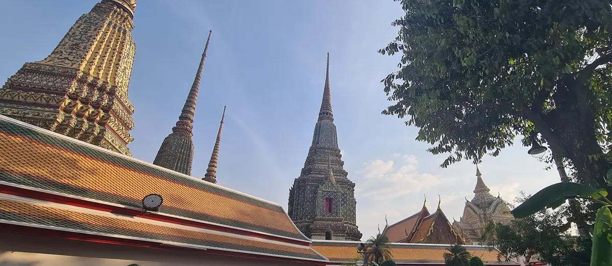 The four great royal chedis of Wat Pho