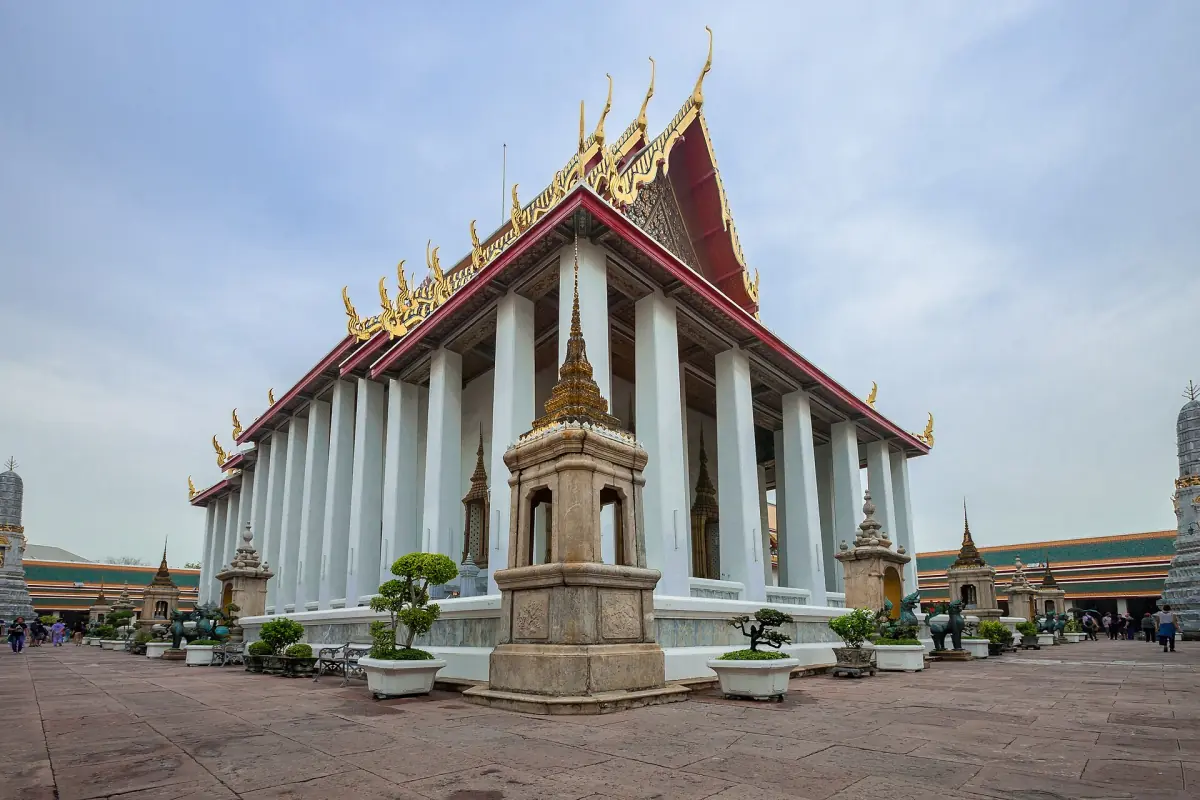 The Phra Ubosot, the ordination hall of Wat Pho